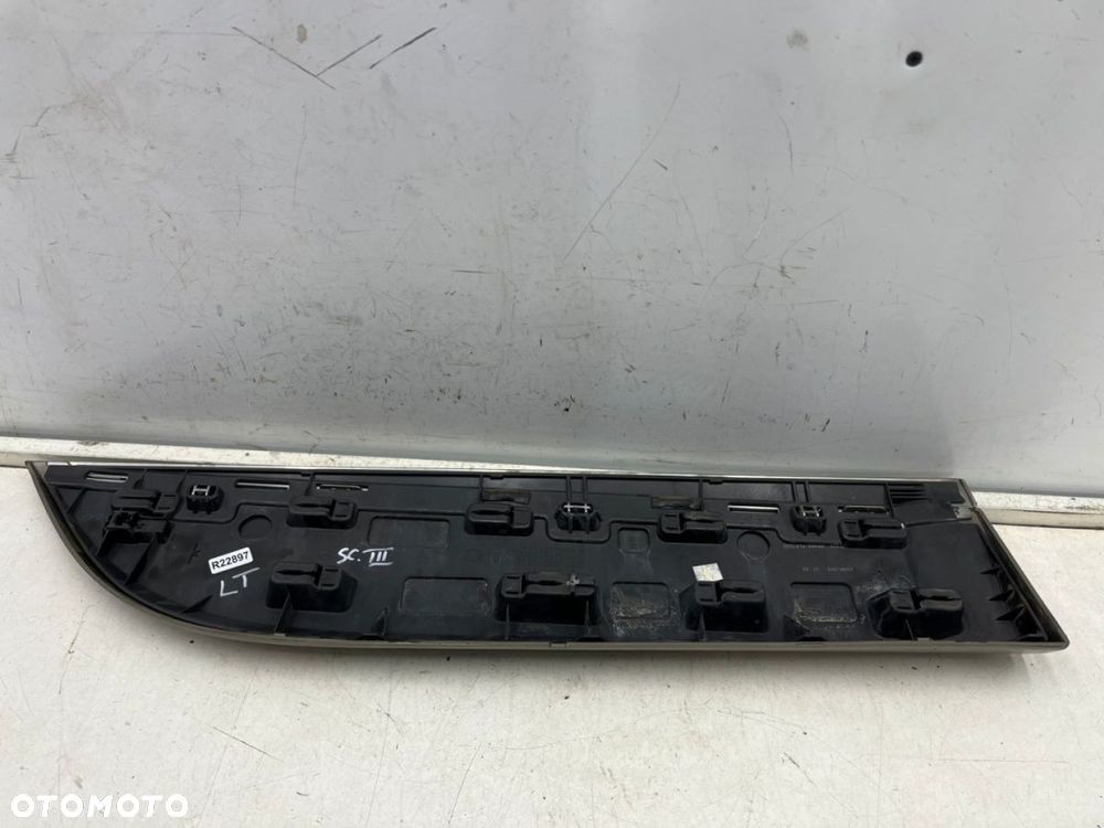 Listwa Renault Scenic 3 III + Grand Scenic III 09-16r. lewa tylna dolna nakładka drzwi CHROM - 9