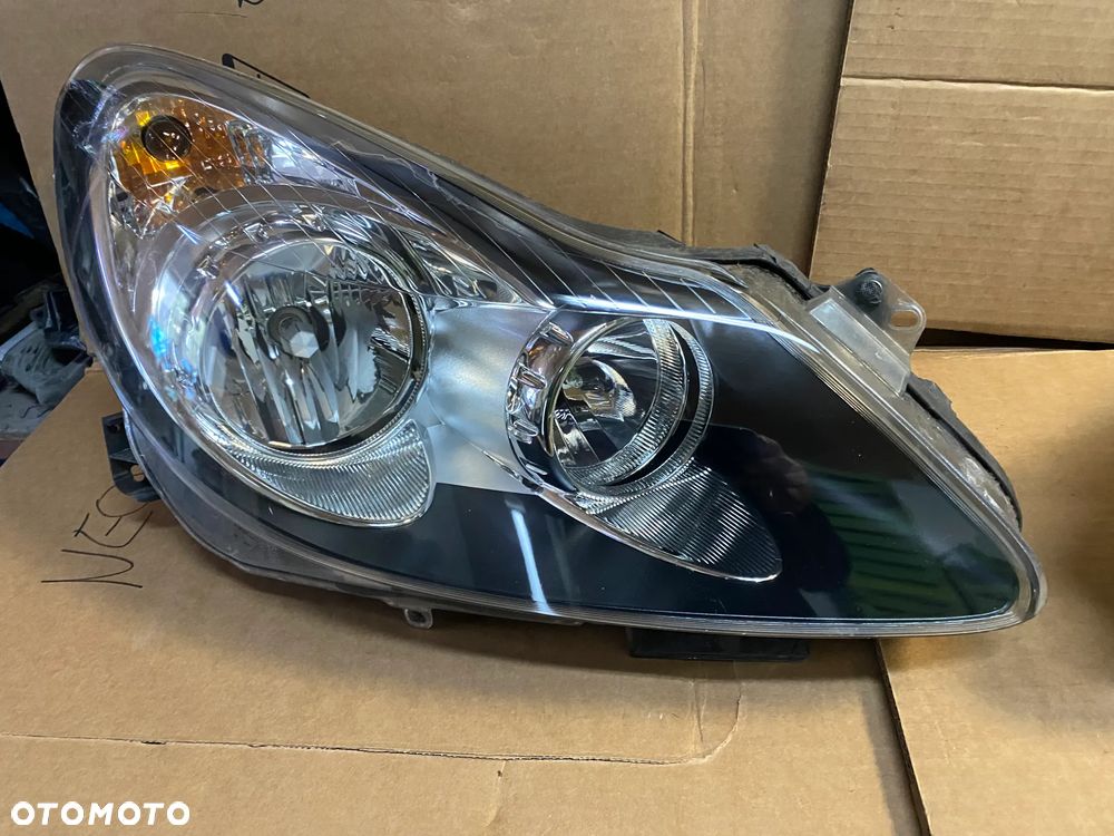 lampy corsa d czarne przed liftem komplet eu całe - 3