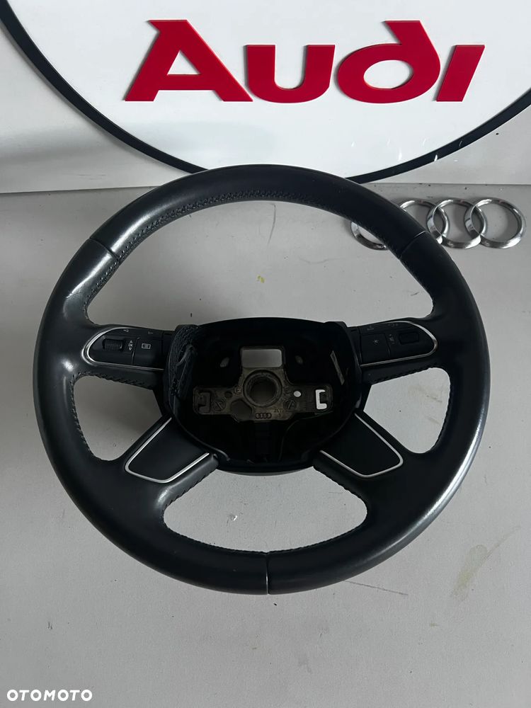 KIEROWNICA SKÓRA ŁOPATKI 8U0419091C AUDI Q3 8U A3 8V A4 8K Q5 8R Q7 4L * - 1