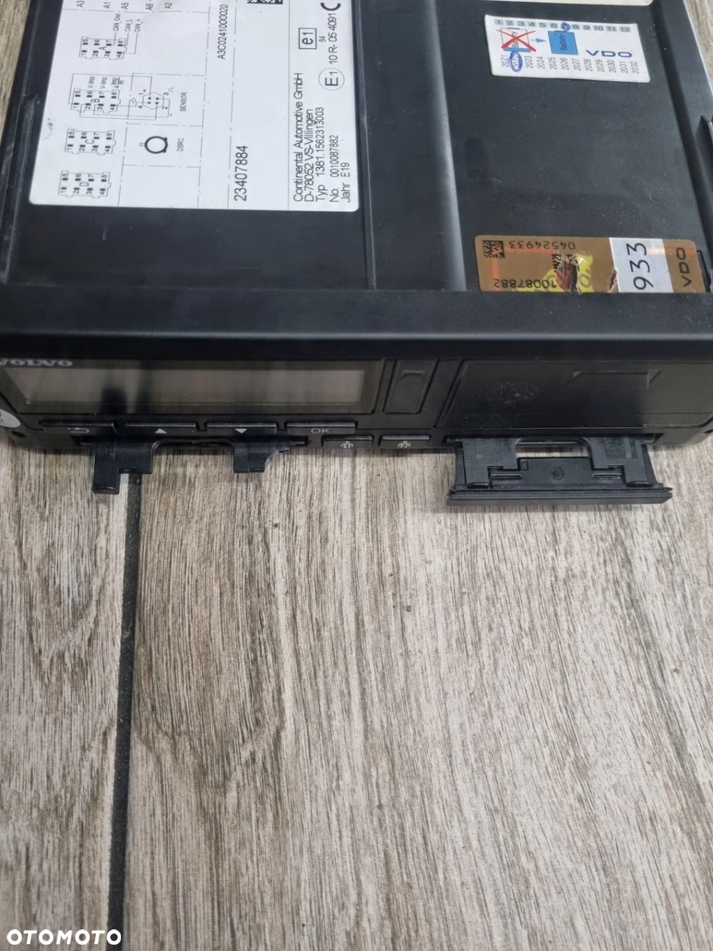 TACHOGRAF ANTENA VOLVO FH FM 4 23407884 24V REL.4.0 2019 ROK - 5