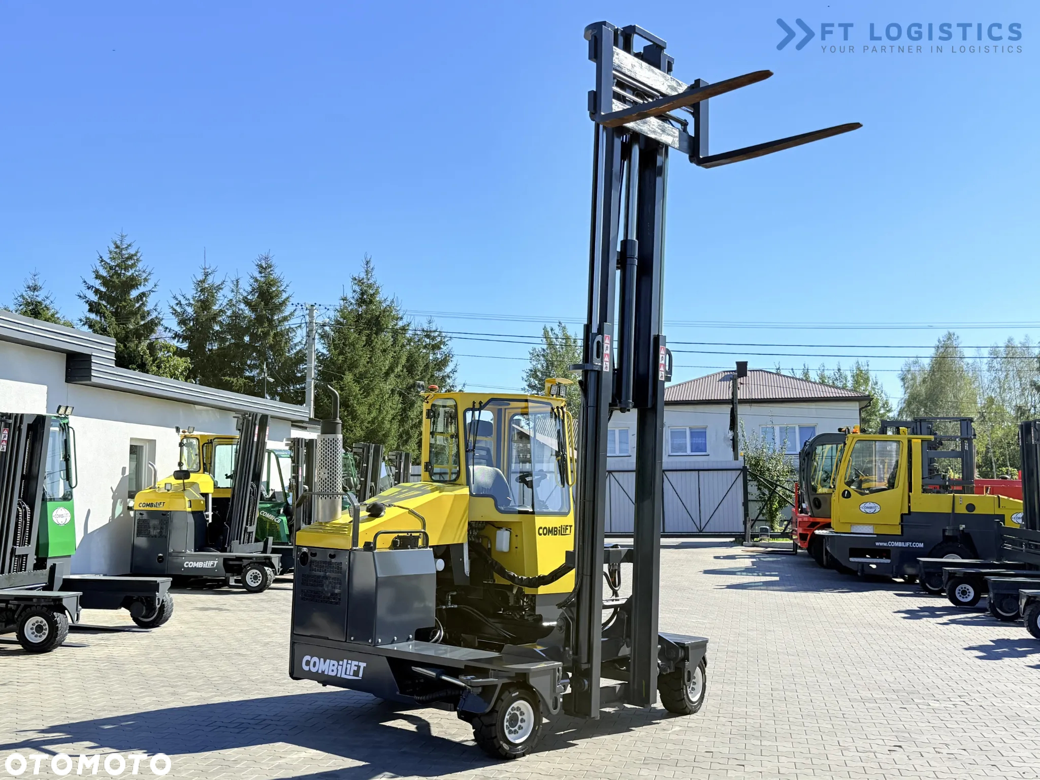 Combilift WÓZEK CZTEROKIERUNKOWY - WIELOKIERUNKOWY C4000 / DIESEL / DUPLEX 4100MM /JEDYNE 2888 MOTOGODZIN /  POZYCJONER WIDEŁ / PEŁNA KABINA - OGRZEWANIE / STAN IDEALNY / Szeroka oferta wózków czterokierunkowych i bocznych, dopasowanych do różnorodnych potrzeb i zastosowań - 34