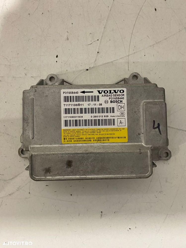Calculator airbag SRS Volvo S60 V60 XC60 S80 XC70 V70 31318619 31658440 - 1