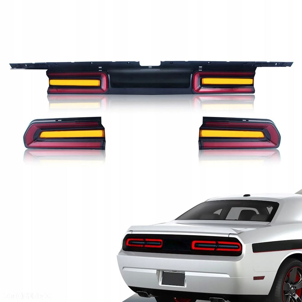 Lampy tyl Blenda kpl Red Vland Led LIFT look europa Dodge Challenger 08-14 - 2