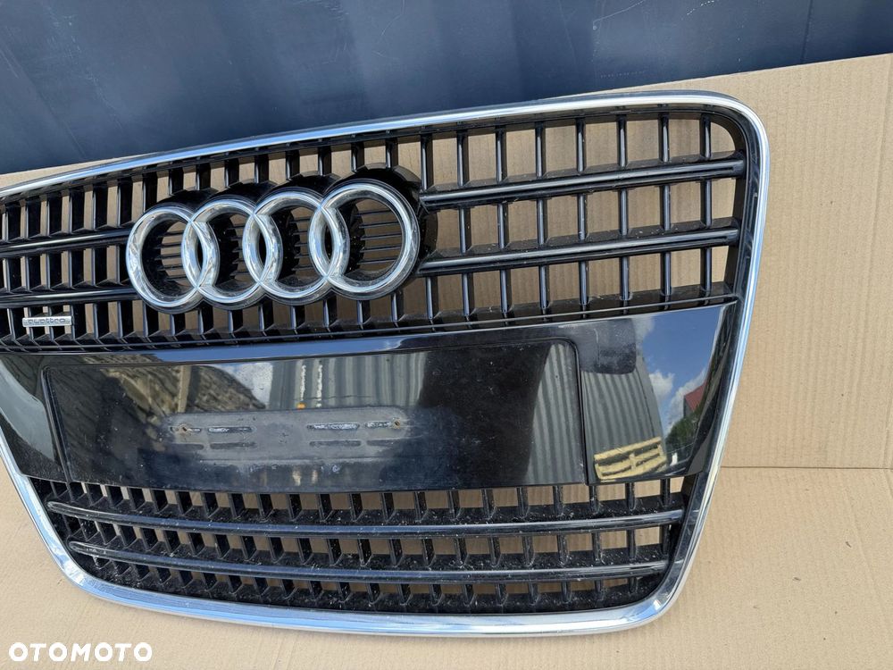 GRILL ATRAPA AUDI Q7 4L0 S-LINE ORYGINAŁ ŁADNY STAN 2006-2009 - 3