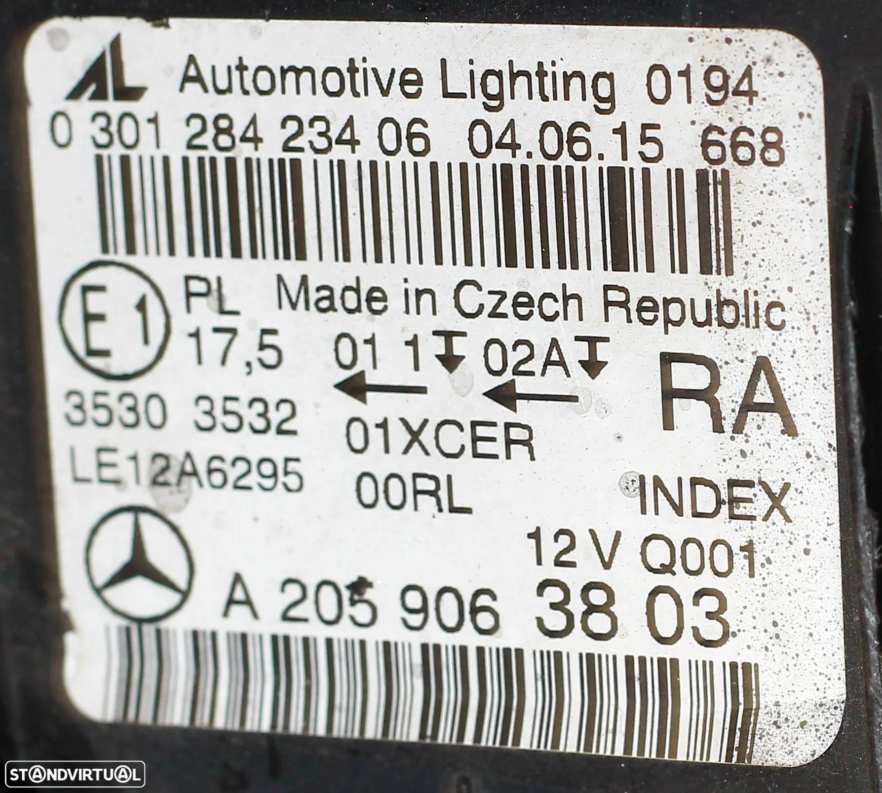 ÓPTICA DIREITA MERCEDES W205 - 4
