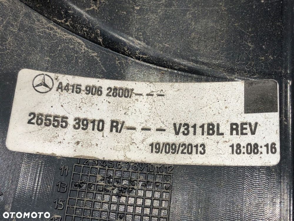 LAMPA LEWY TYŁ  MERCEDES-BENZ CITAN Nadwozie pełne/minivan (W415) 2012 - 2021 109 CDI (415.601, - 4