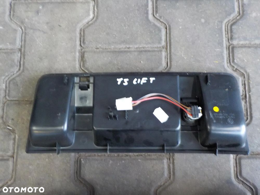 VW T5 LIFT PÓŁKA SCHOWEK PLASTIK ZAŚLEPKA DESKI 7E0857922F - 4