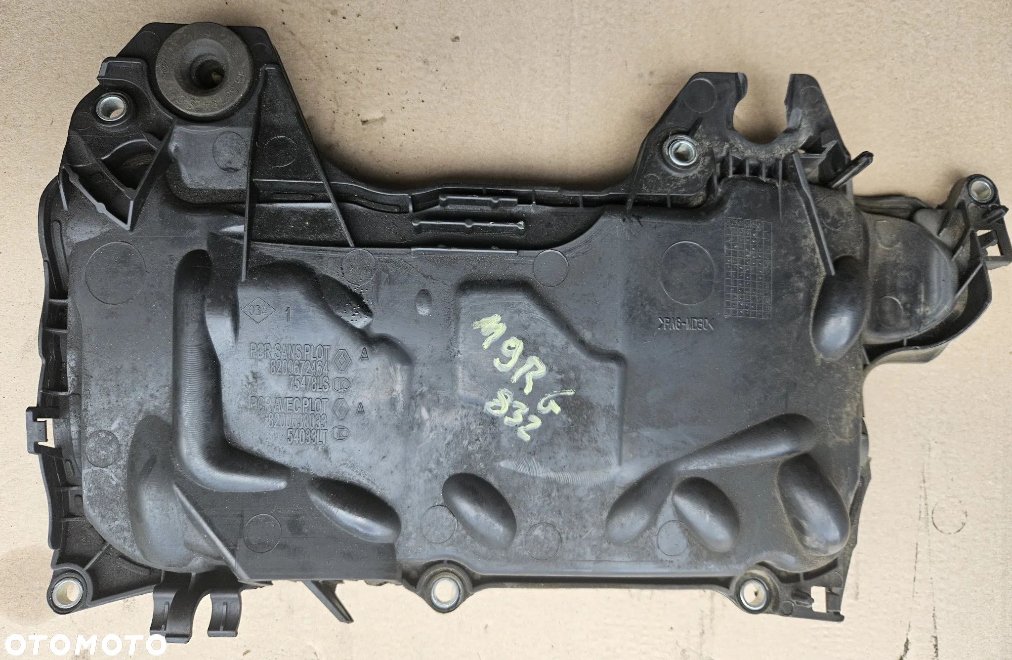 Renault Koleos I Trafic Laguna 2.0 DCI osłona na silnik górna 8200672464 8200638033 - 1