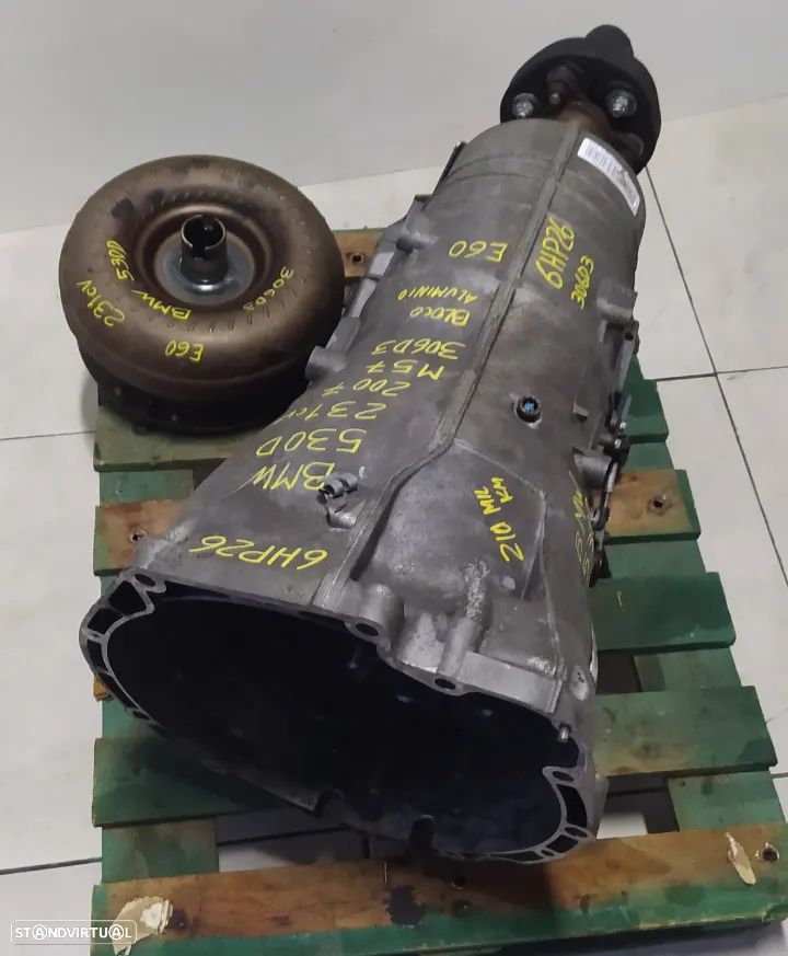 caixa automatica Bmw 530D ZF 6HP26 403VJ M57 306D3 231cv  bloco aluminio - 8