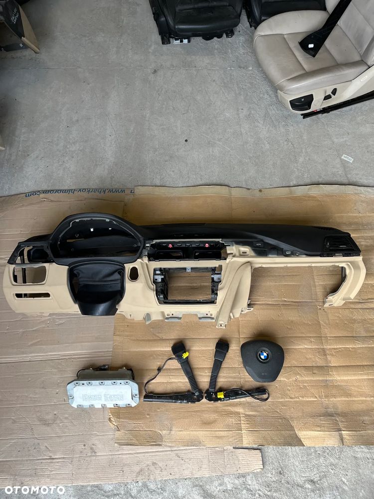 BMW 3 4 F30 F31 F32 F34 F36 DESKA ROZDZIELCZA KOKPIT KONSOLA HUD ARIBAG NAPINACZE ORYGINAŁ KOMPLET - 3