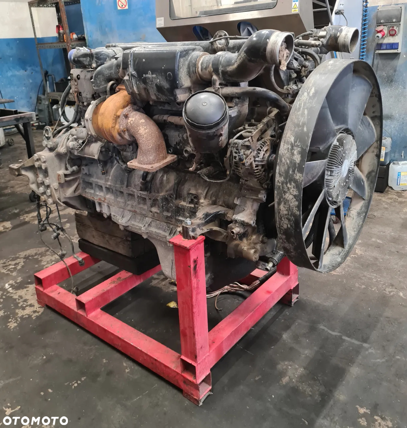Używany kompletny silnik MAN TGA 530km F2000 D2876LF13 Euro 3 - 2