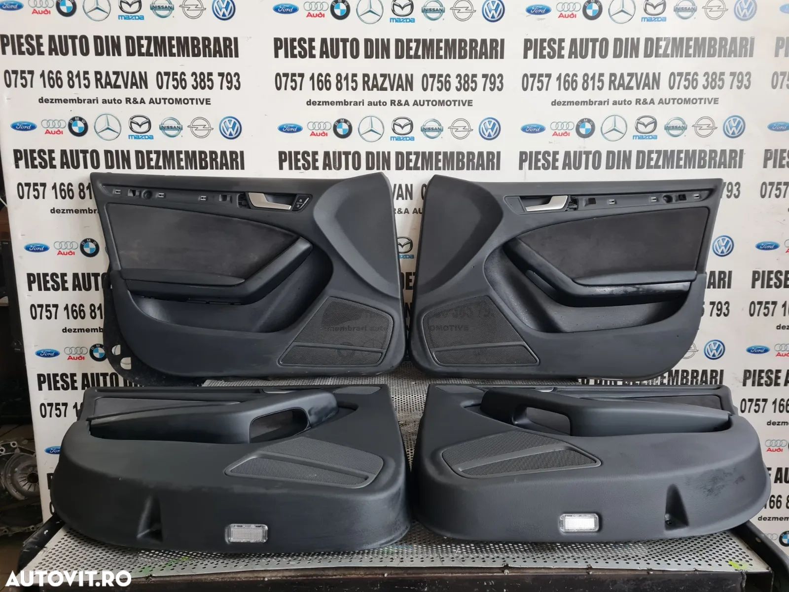 Set Fete Fata Tapiterie Usa Piele Alcantara Audi A5 Sportback 4 Usi 2.0 Tdi Euro 5 Motor CJC Cutie - 1