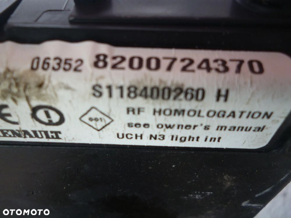 RENAULT SCENIC II 2.0T IMMO ZESTAW STARTOWY - 3