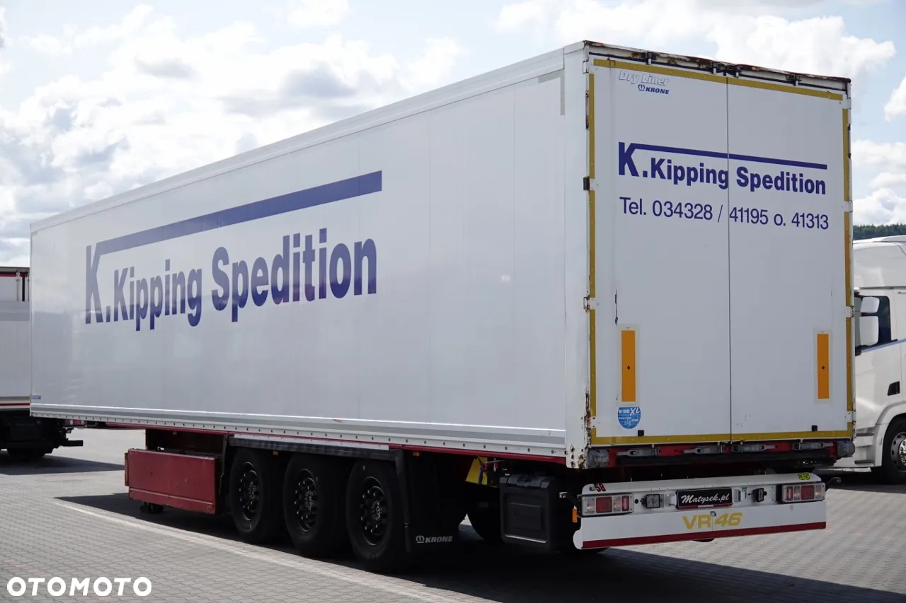 Krone KONTENER / KOFFER / DOPPELSTOCK / KOSZ NA PALETY  / OŚ PODNOSZONA  / SPROWADZONA Z NIEMIEC - 6