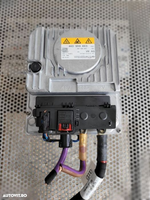 Invertor Transformator 12V-48V Audi Vw Porsche Hybrid Dupa 2018 A6 A7 A8 Q7 Q8 Touareg Cayenne - 2
