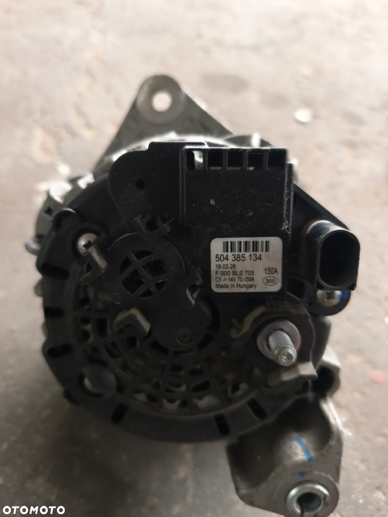 Alternator 504385134 fiat Ducato III 2.3 150A - 3