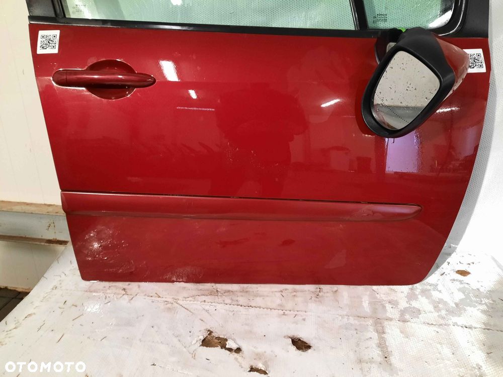 + DRZWI PRZÓD PRZEDNIE PRAWE RENAULT MODUS TEB76 BORDO BORDOWE - 5