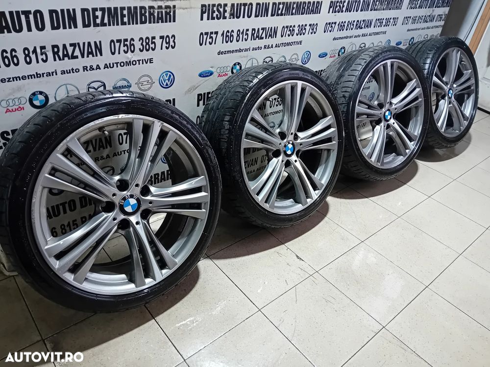 Jante Aluminiu Bmw R19 Style 407 F30 F31 F32 F33 F34 F36 F20 F21 5x120 Anvelope Vara 2023 255/35R19 - 4