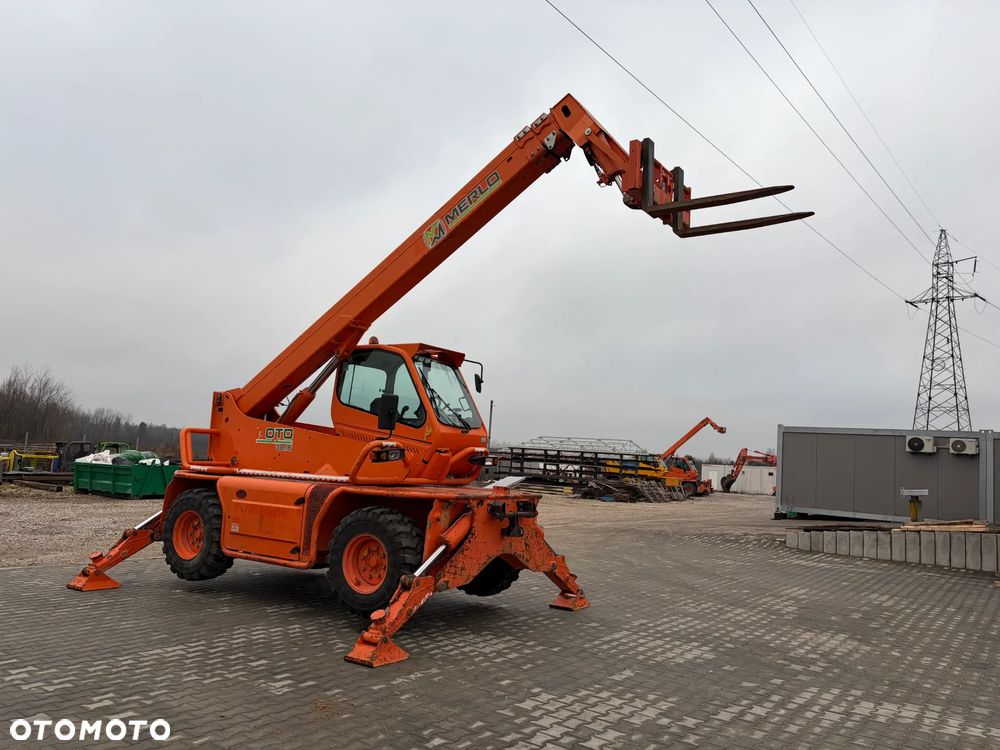 Merlo Roto 38.16 + kosz ładowarka teleskopowa obrotowa - 8