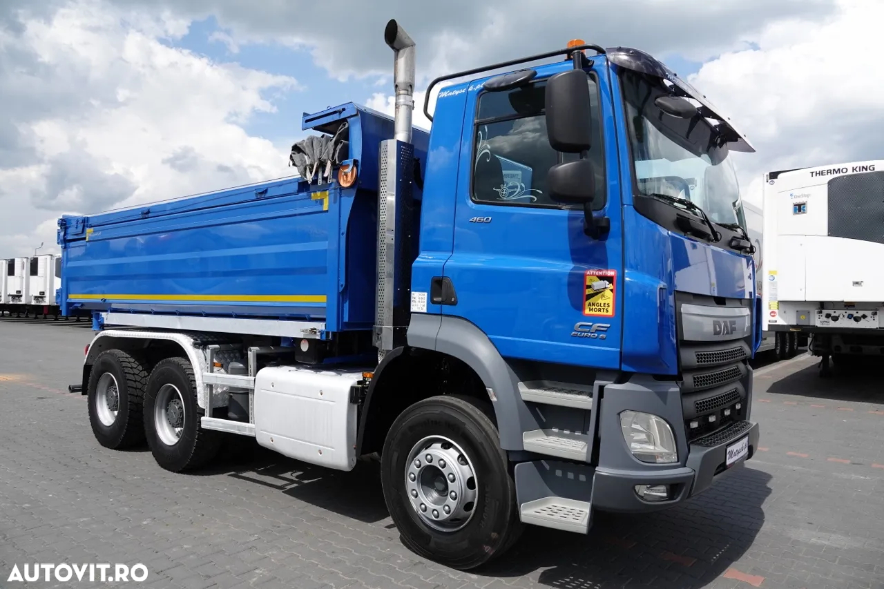 DAF CF 460 / 6x4 / BASCULANTE / HYDROBOARD / HYDROCLAP / EURO 6 / AN 2016 / PNEURI 100% / - 21