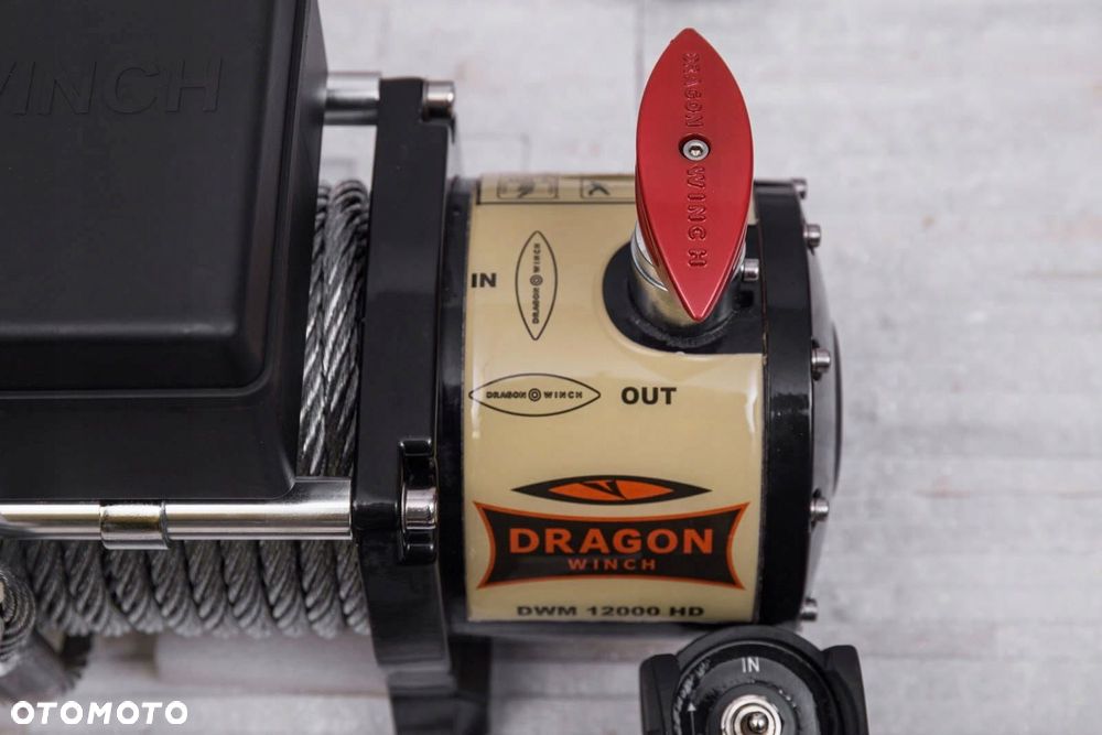 dragon winch wyciągarka dwm12000 hd lina stalowa - 7