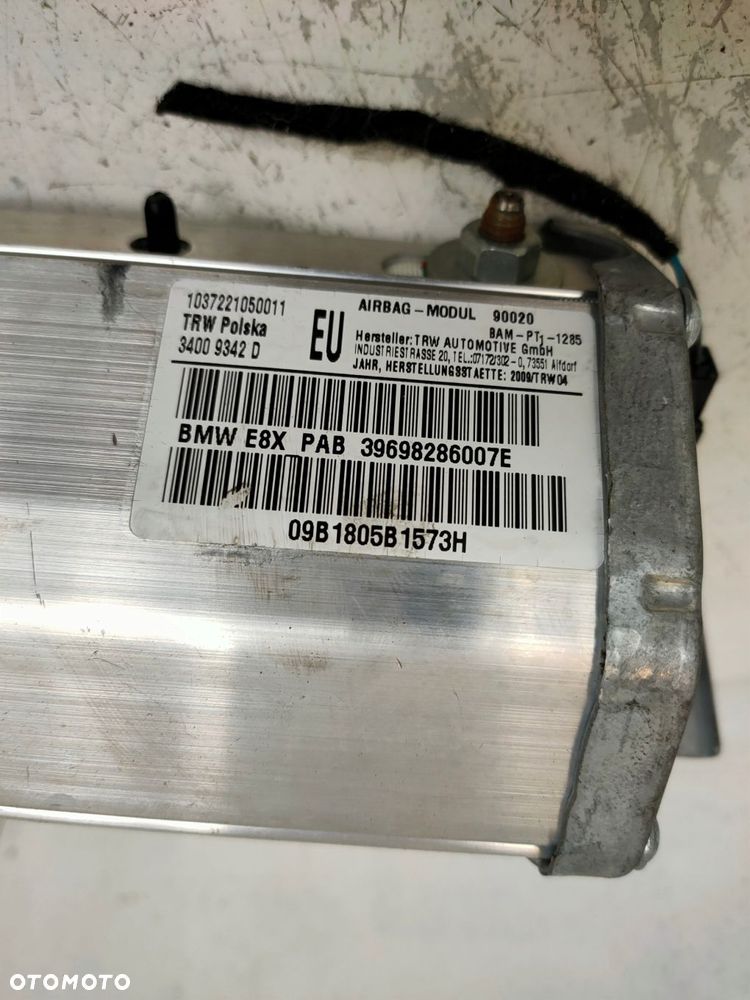 poduszka pasażera bmw seria i e87 e90 34009342b - 4