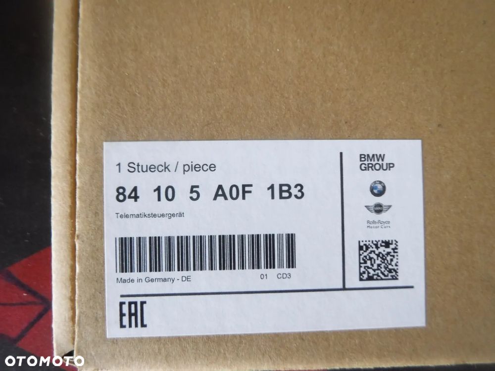 nowy oryginał moduł komputer sterownik  bmw mini 1d5a0f1b3   84105a0f1b3 - 2
