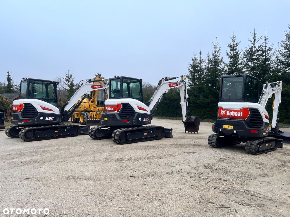 Caterpillar Minikoparka BOBCAT E55Z 23r E60 5 6 tony dodatk linie hydr e35 e 34 e35z cat 304 303,5 serwisowana 1 wł koparka gąsienicowa Cat 303.5 304 305 305.5 306  Kubota 3,5tony - 10