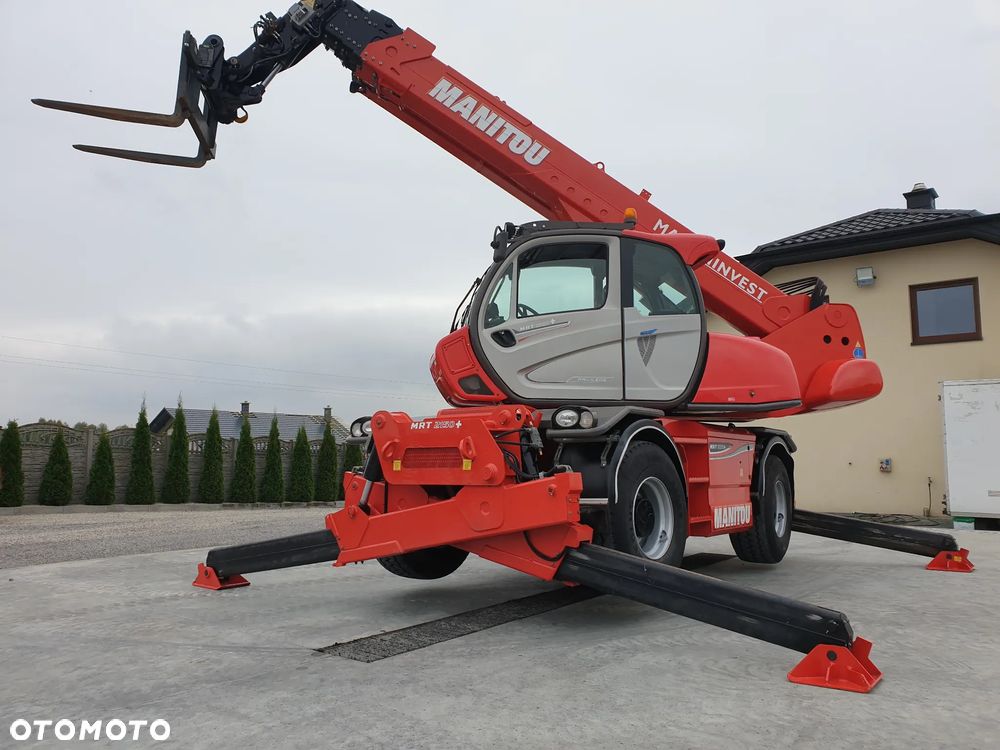 Manitou MRT Roto 2150+Privilege kosz/wciągarka/widły/pilot sprowadzona piękny stan - 35
