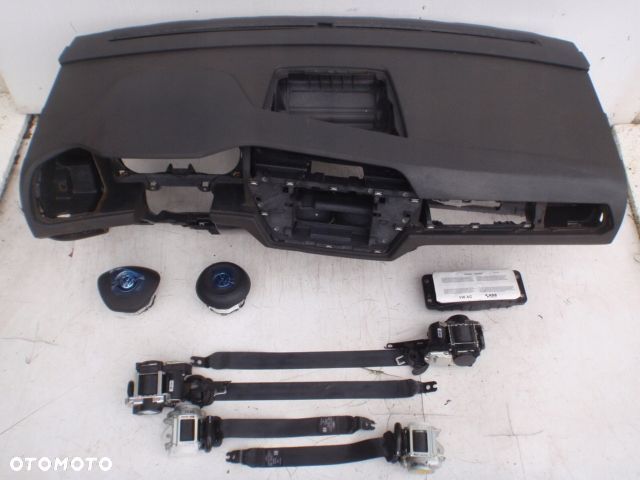 VW TOURAN 5T 5TA DESKA KONSOLA KOKPIT PULPIT PÓŁKA PARAPET AIRBAG PODUSZKI PASY PAS naprawa KURTYN ! - 1