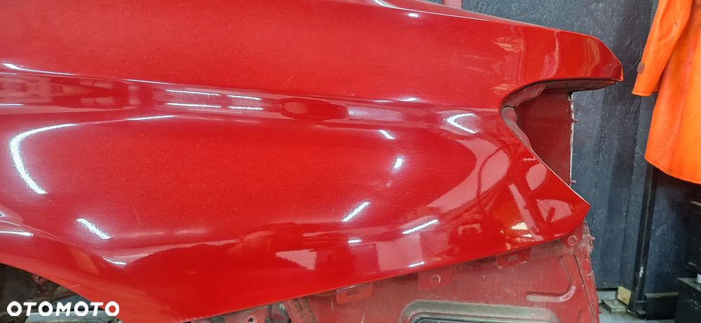 BMW 3 F30 ĆWIARTKA LEWA TYLNA A75 MELBOURNE RED CZERWONA ĆWIARA BŁOTNIK LEWY TYŁ SŁUPEK POSZYCIE - 5