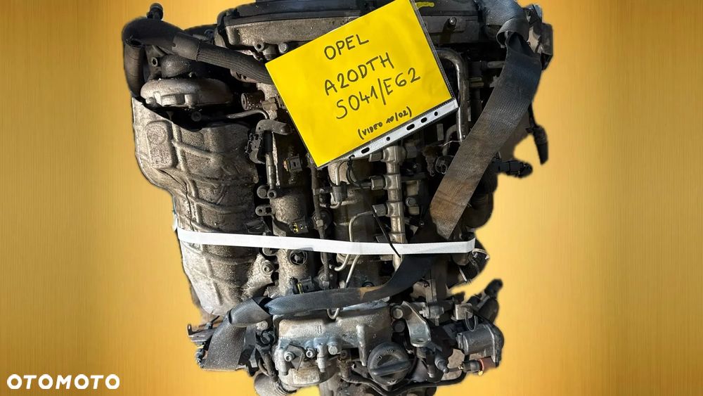 Opel A20DTH 2.0 diesel silnik kompletny z pełnym osprzętem gotowy do montażu VIDEO PRACY SILNIKA - WHATSAPP LUB LINK W OPISIE - 4