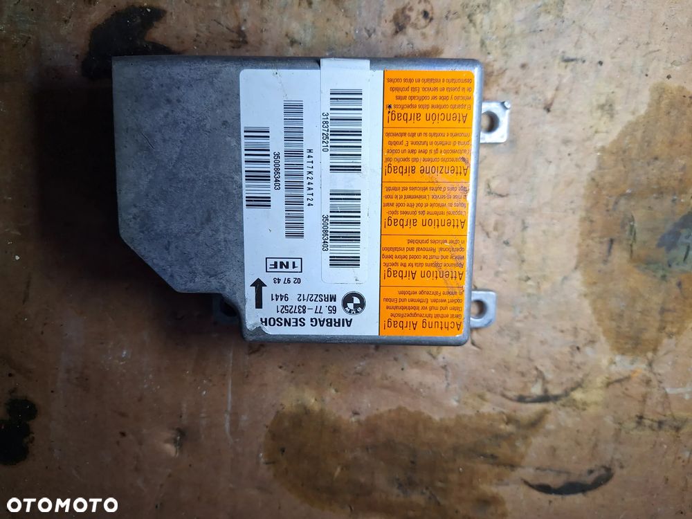 Moduł Sensor Airbag BMW 5 e39 e46  8372521   (6/2) - 4