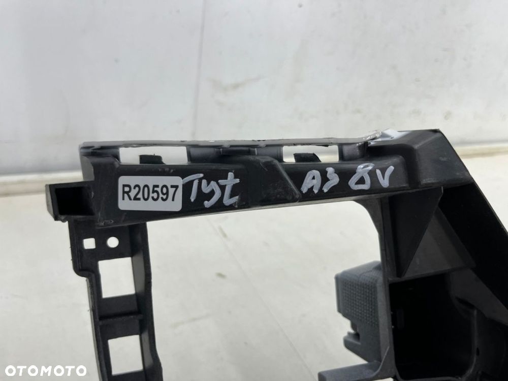 Ślizg Audi A3 8v 13-20r. 5Drzwi HB tylny środkowy GÓRNY wspornik progu zderzaka wzmocnienie - 12