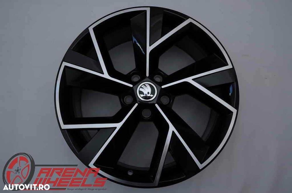 Jante Noi 19 inch Originale Skoda Kodiaq RS R19 Triglav Metallic Black - 2