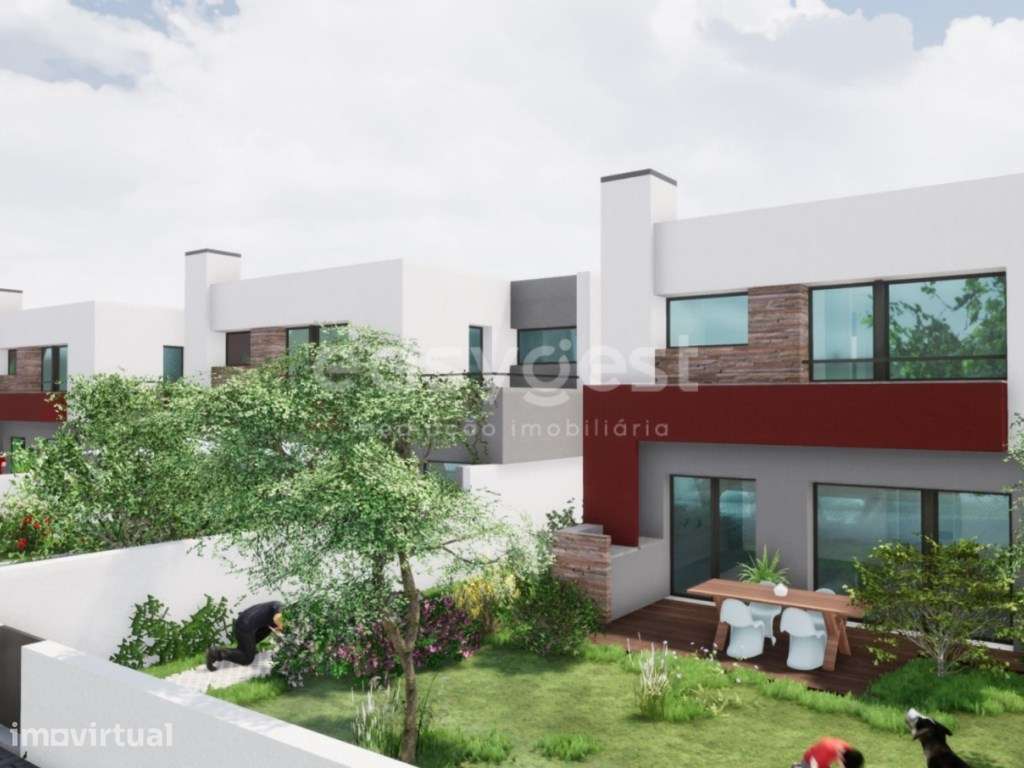 Moradia T4 em Condomínio Fechado, em construção, com garagem e jardim. - Grande imagem: 3/44