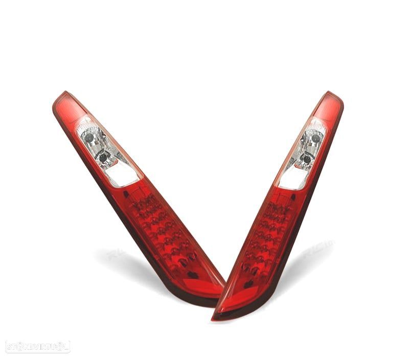 FAROLINS TRASEIROS LED PARA FORD FOCUS 04-08 VERMELHO - 1