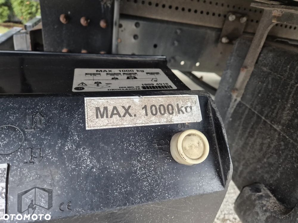 Winda Dhollandia 1000 kg, 2019 Iveco, wysoki duży blat 180 cx 252 , stan bdb! - 13