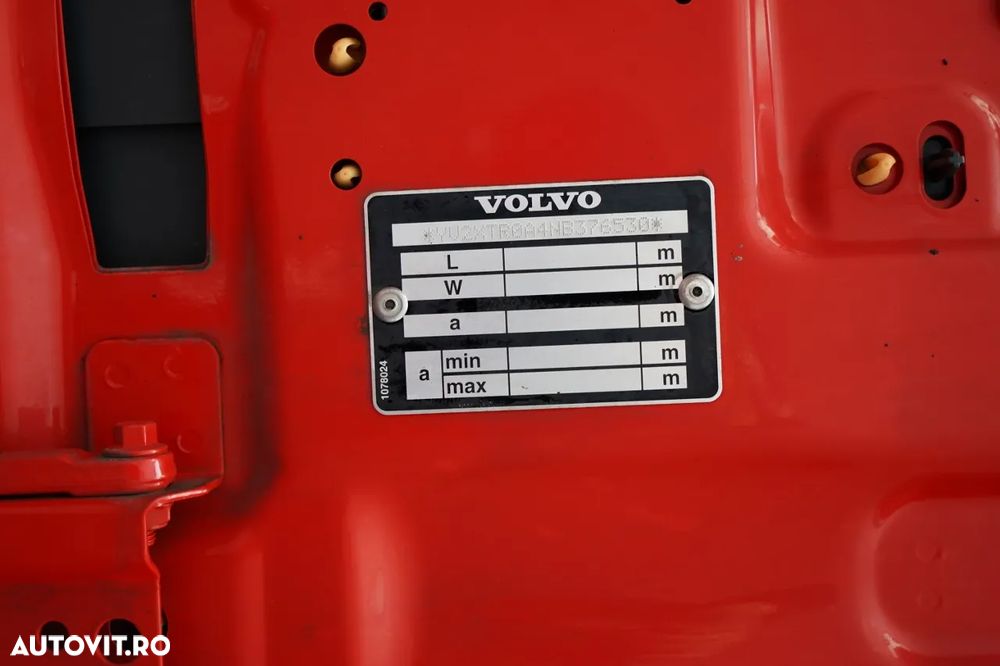 Volvo FM 430 / FULL ADR / GREUTATE: 6.800 KG / CABINĂ JOSĂ / 2022 / DUPĂ CONTRACT DE SERVICE GOLD / - 37