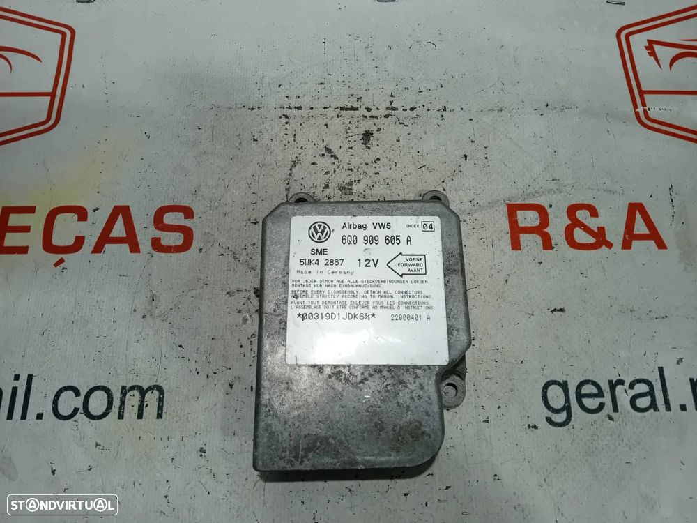 Centralina de Airbag VW Golf 4 IV 6Q0909605A Original - 1