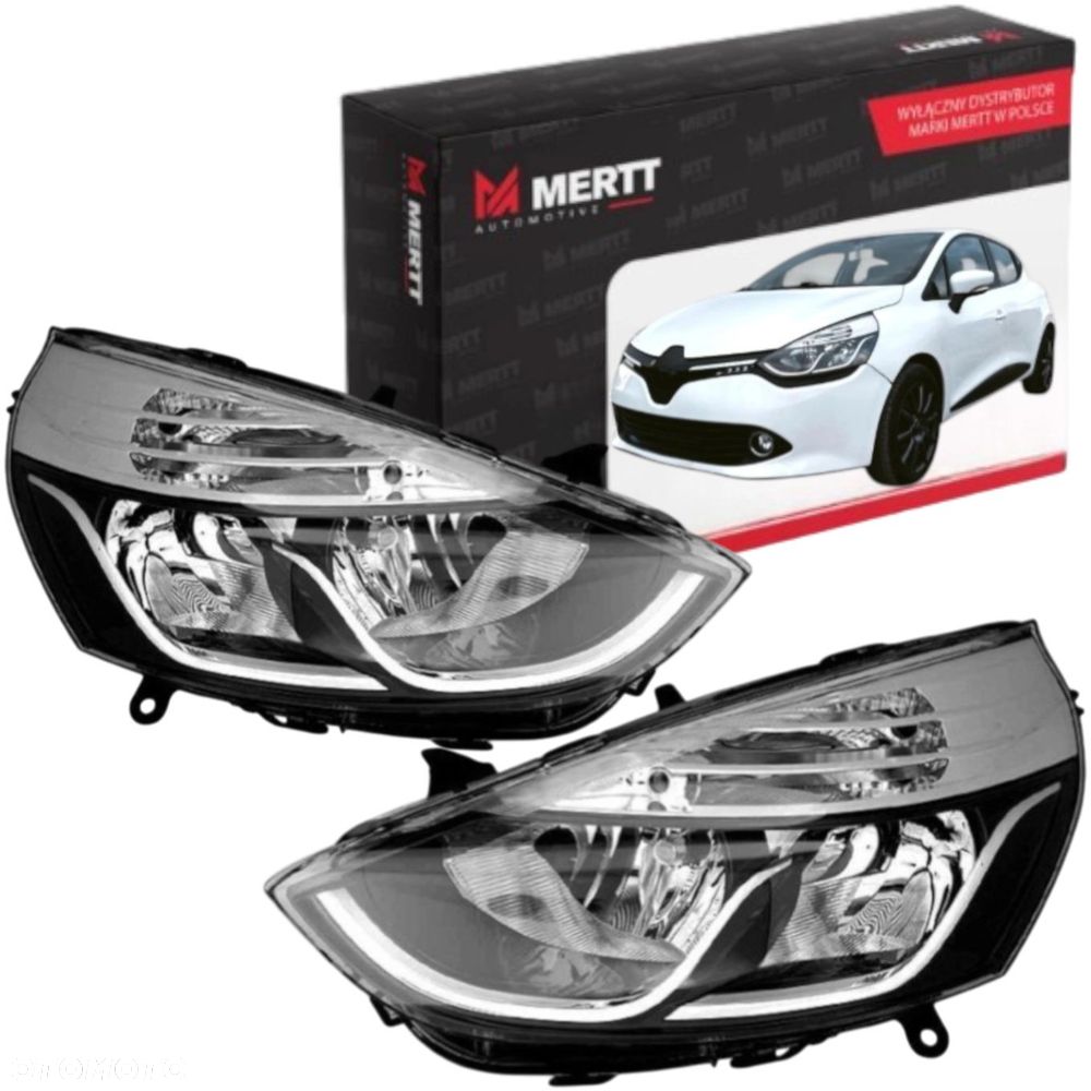 LAMPY PRZEDNIE REFLEKTORY PRAWY LEWY KOMPLET RENAULT CLIO IV HB KOMBI - 1