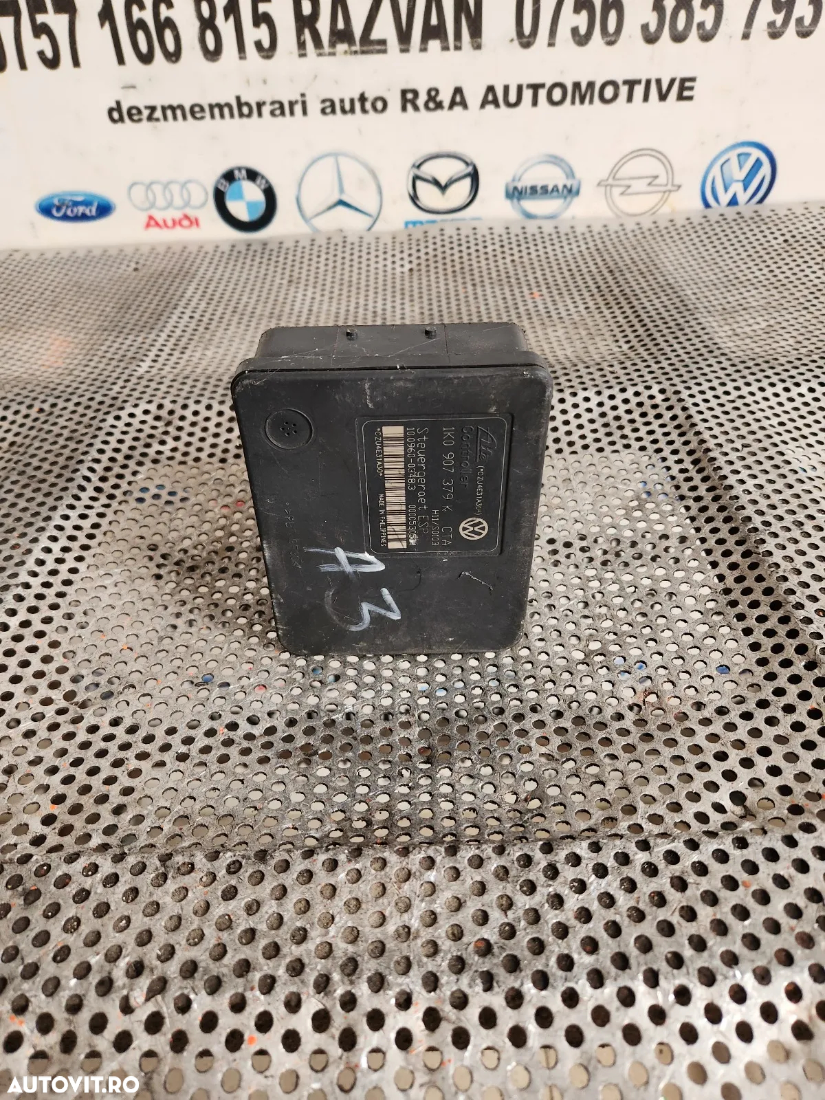 Modul Pompa Unitate ABS Skoda Octavia 2 Vw Touran Golf Jetta Caddy Seat Leon Altea Audi Cod 1KK - D - 7