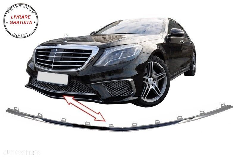 Prelungire Bara Fata Mercedes W222 S-Class (2013-2017) S65 Design- livrare gratuita - 1
