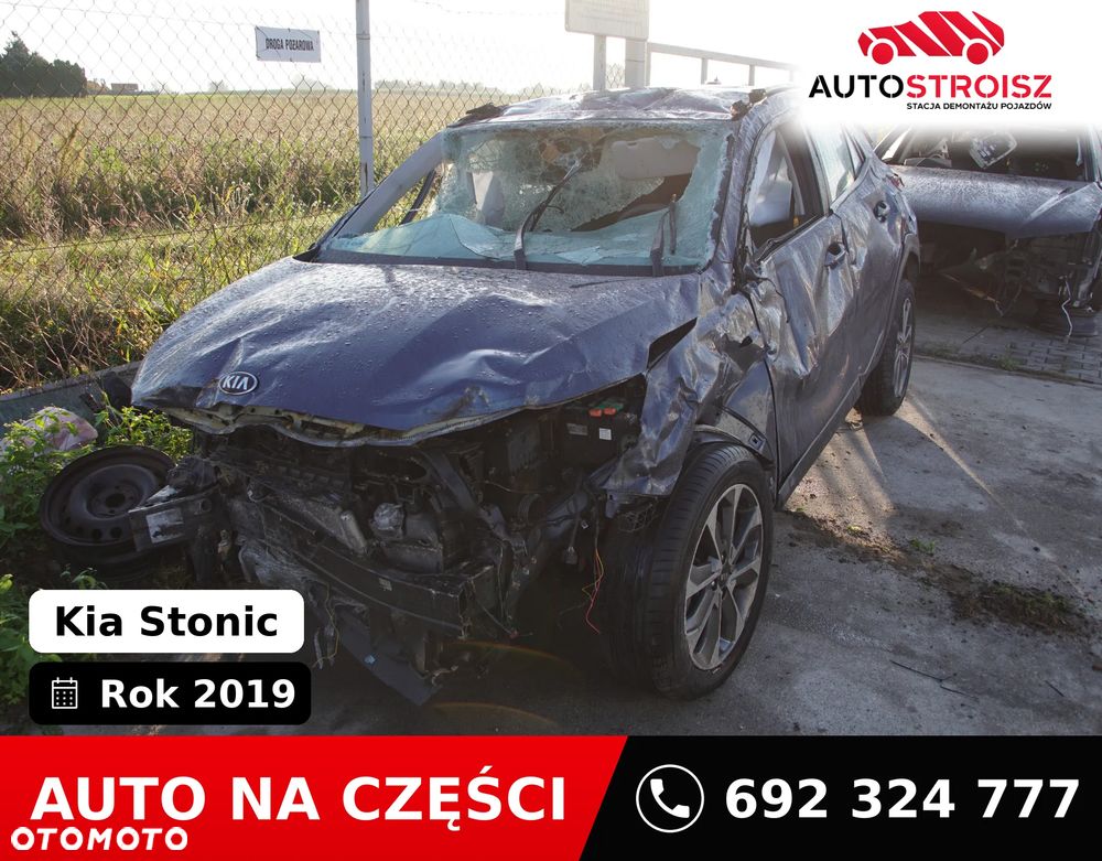 Auto na części - Kia Stonic 1.0 T-GDI 120 KM G3LC M6CF1 EU3 2019R Silnik Skrzynia Drzwi Zderzak Lampa Lusterko Klamka Szyba Deska Kokpit Sterownik Moduł Czujnik Licznik Wyświetlacz Panel Kierownica - 1