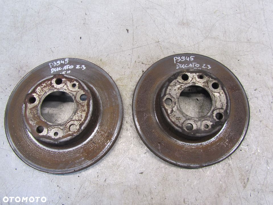 fiat ducato jumper boxer 06->jtd eu tarcza hamulcowa przód x2 15" - 1