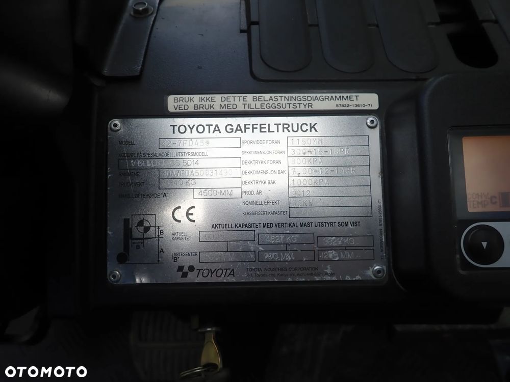 Toyota 42-7FDA 50 - 7