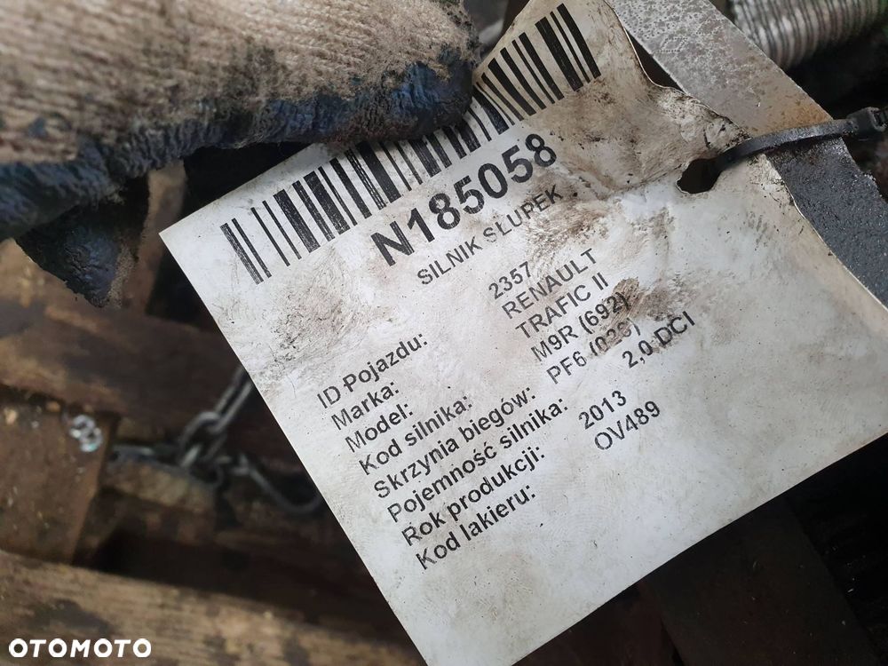 SILNIK DÓŁ RENAULT TRAFIC II M9R692 M9R 692 - 2