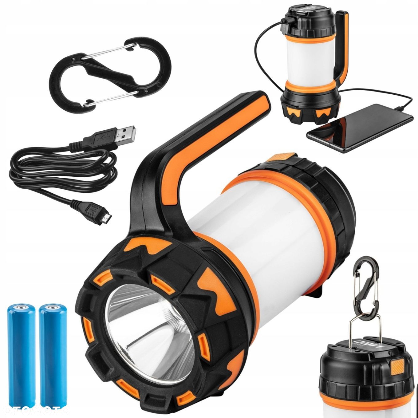 NEO LATARKA BIWAKOWA SZPERACZ LAMPA AKUMULATOROWA LED POWERBANK 99-031 - 1