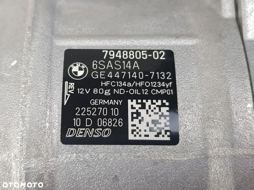 Kompresor Sprężarka klimatyzacji BMW X3 G01 X4 G02 G20 G22 7948805 - 9