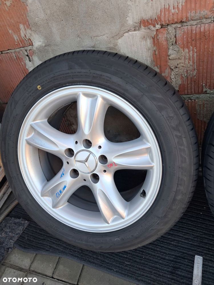 mercedes clk w209 felgi aluminiowe 16 koła lato 2024 rok et37 et32 - 12